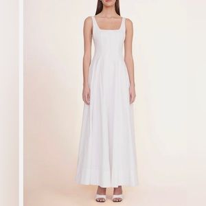 STAUD maxi white dress